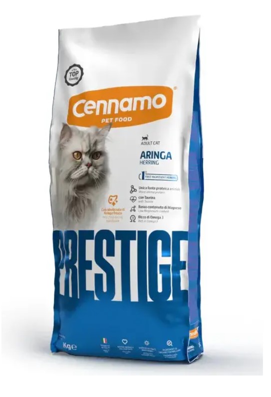 Сухой корм для кошек Cennamo Prestige PRC Aringa Adult Cat (с сельдью)