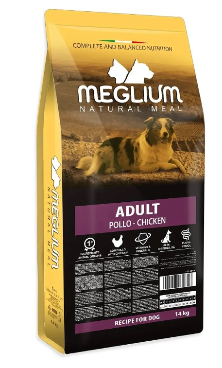 Каталог Сухой корм для собак Meglium Dog Adult Chicken (курица) для собак