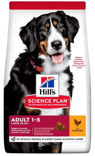 Еда для крупных собак Сухой корм для собак Hill's Science Plan Adult Lardge Breed (курица)
