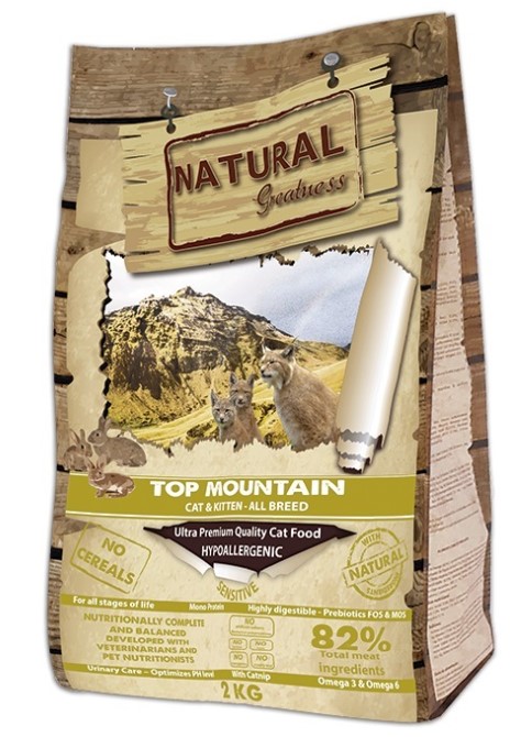 Сухой корм для кошек Natural Greatness Top Mountain Recipe Kitten & Cat (кролик)