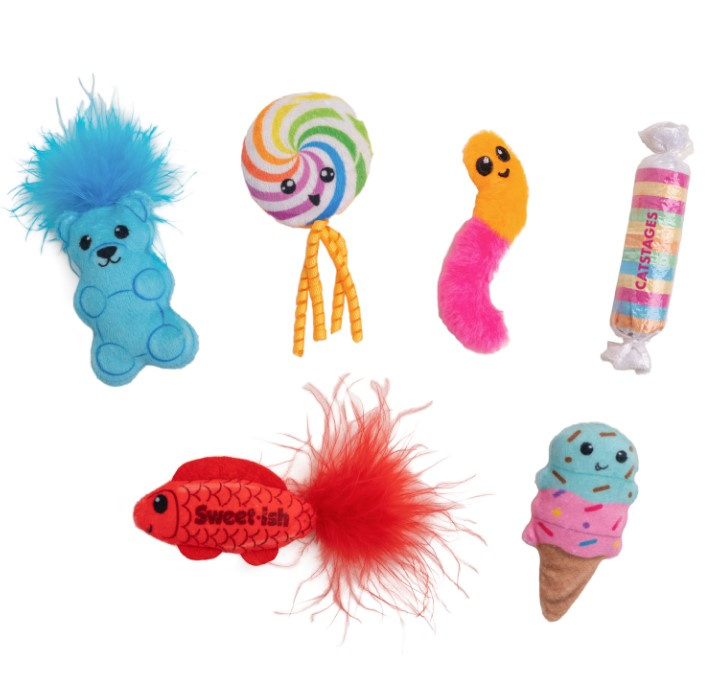 Игрушка для кошек Catstages Dental Вкусняшки с кошачьей мятой