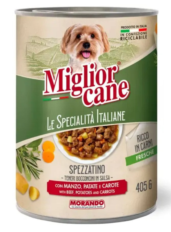 Консервы для собак Miglior Cane Le Specialità Italiane Adult Dog (говядина, картофель, морковь)