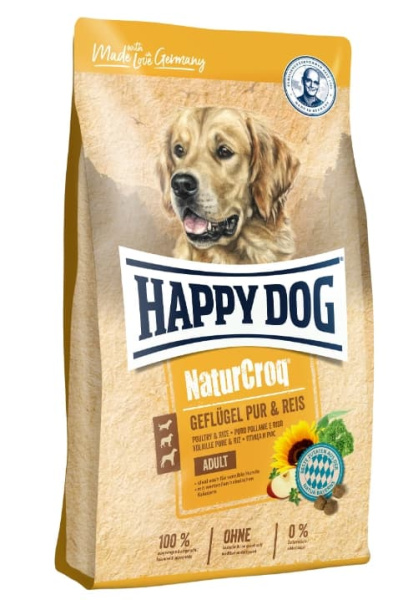 Каталог Сухой корм для собак HAPPY DOG NaturCroq Geflügel Pur & Reis для собак