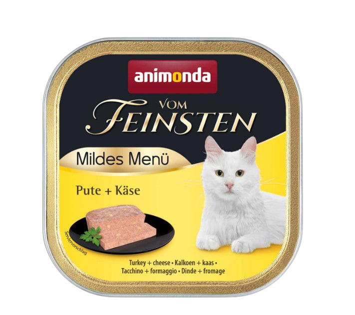 Алюпак для кастрированных котов Animonda Vom Feinsten (индейка с сыром) 