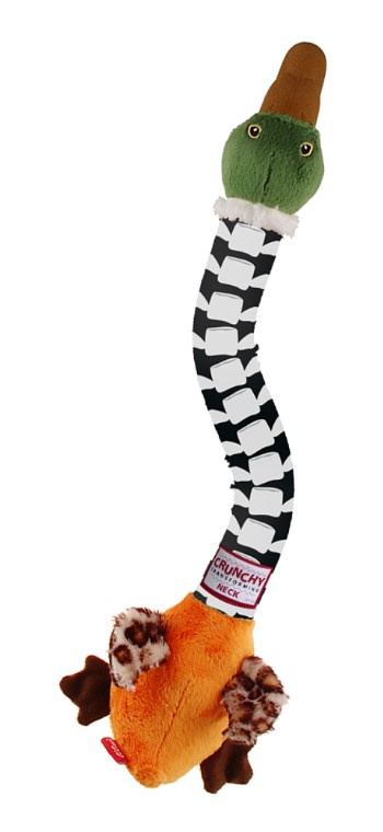 Игрушка для собак GiGwi Crunchy Neck Утка с хрустящей шеей и пищалкой