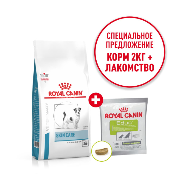 Ветеринарный корм для собак Сухой корм для собак Royal Canin Skin Care Small Dog