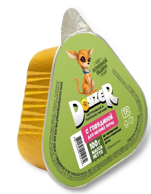 Консервы для собак мелких пород DOYZER Mini Adult Dog (говядина)