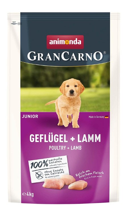 Каталог Сухой корм для собак Animonda GranCarno Junior (домашняя птица, ягненок) для собак