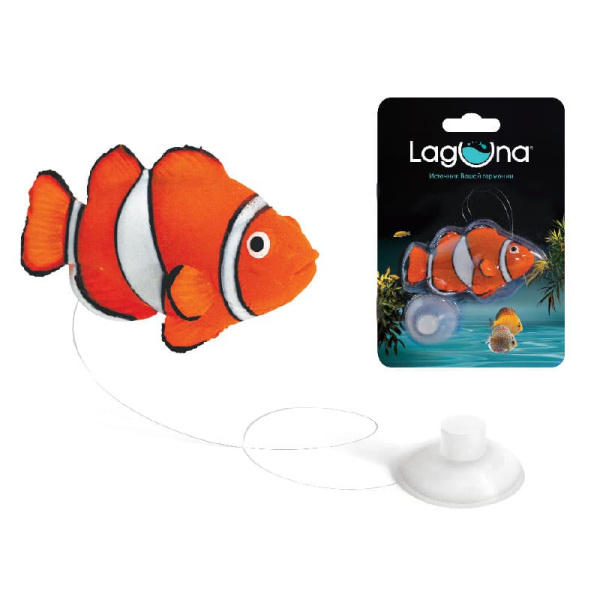 Рыбка декоративная для аквариума Laguna "Клоун" (74054010)