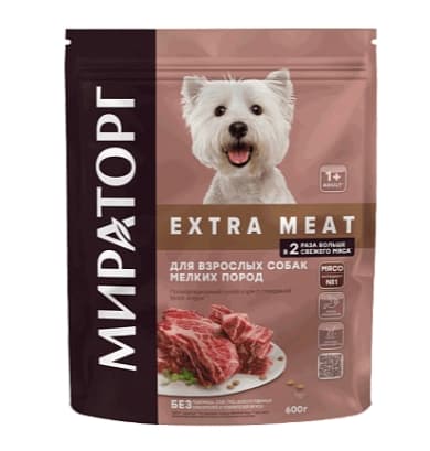 Каталог Сухой корм для собак мелких пород Winner Extra Meat (говядина) для собак