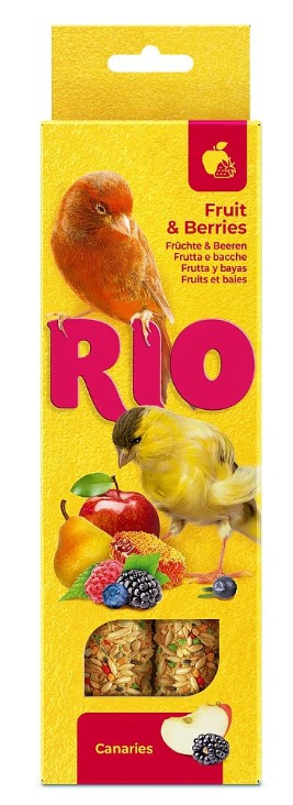 Палочки для канареек RIO с фруктами и ягодами