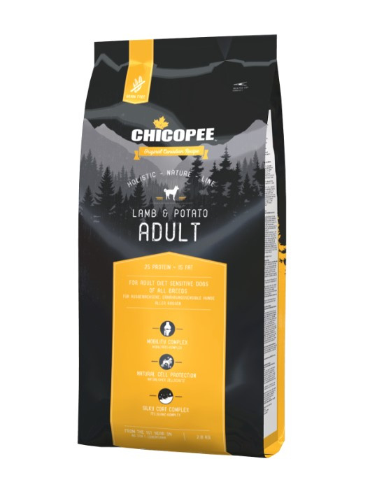 Каталог Сухой корм для собак Chicopee HNL Adult Lamb & Potato (ягненок, картофель) для собак