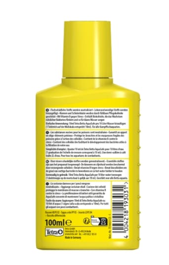 Кондиционер для подготовки воды аквариума с петушками Tetra Betta AguaSafe