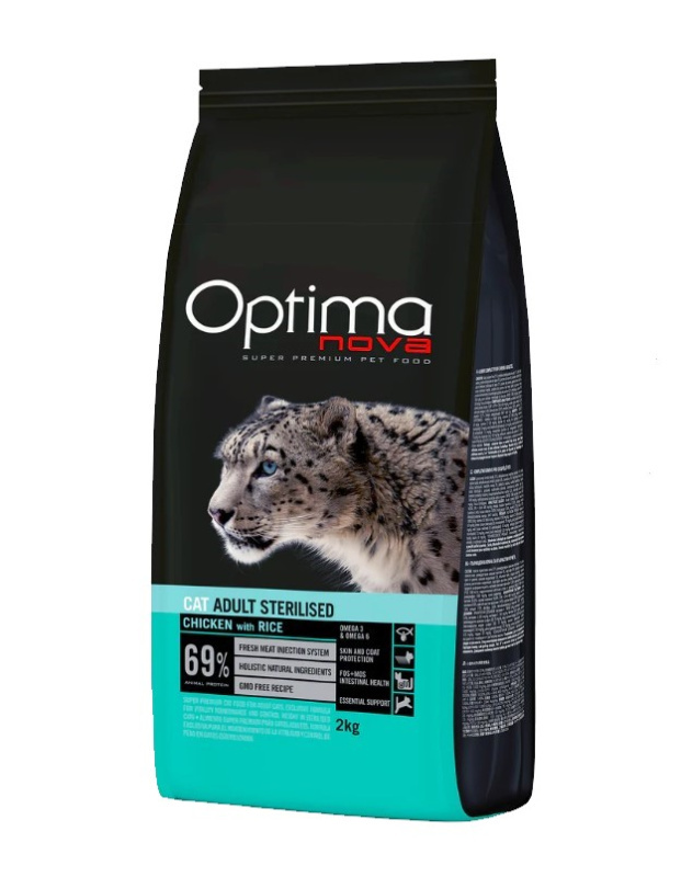 Сухой корм для кошек OPTIMANOVA Cat Sterilised Chicken Rice