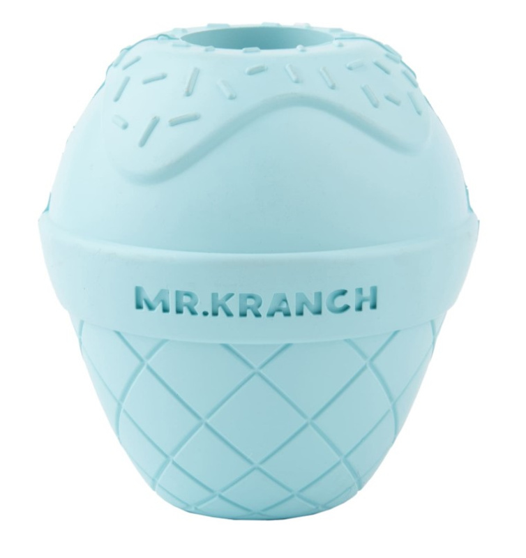 Игрушка для собак Mr.Kranch Мороженое голубая с ароматом курицы