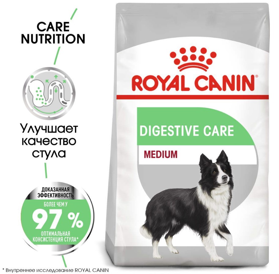 Каталог Сухой корм для собак Royal Canin Medium Digestive Care для собак