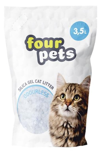 Силикагелевый наполнитель Four pets