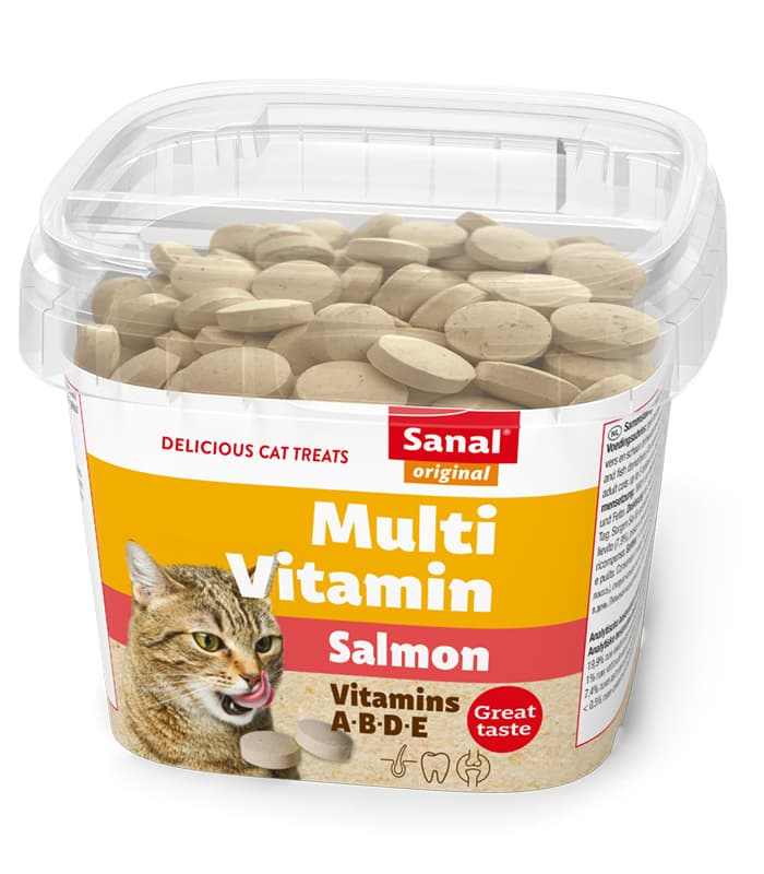 Мультивитаминный комплекс для кошек с лососем Multi Vitamin Sanal (Санал)