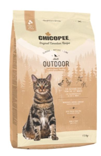 Chicopee CNL OUTDOOR сбалансированный корм для кота 