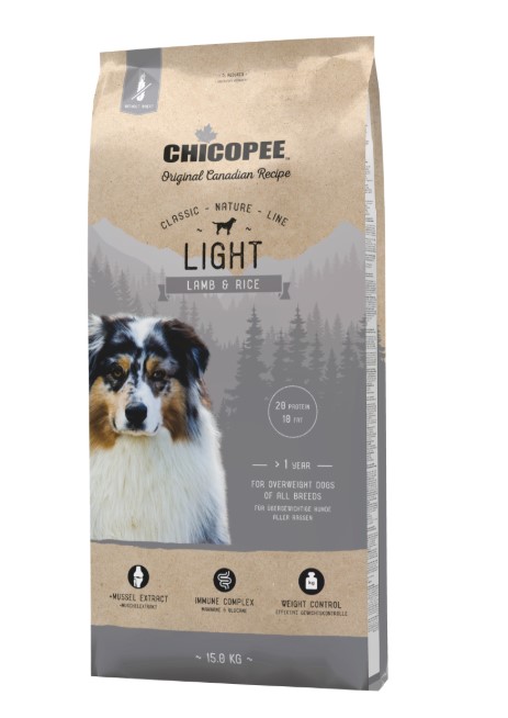 Каталог Сухой корм для собак Chicopee Adult Light (избыточный вес) для собак