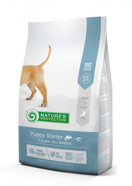 Питание для щенка Сухой корм для щенков Nature's Protection PUPPY STARTER
