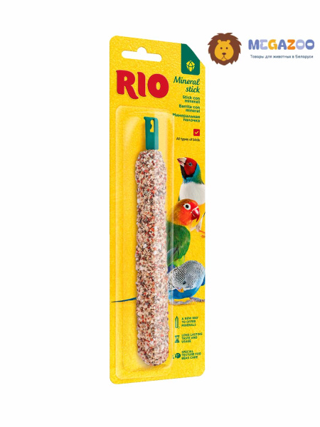 Лакомство в виде минеральной палочки для всех видов птиц RIO