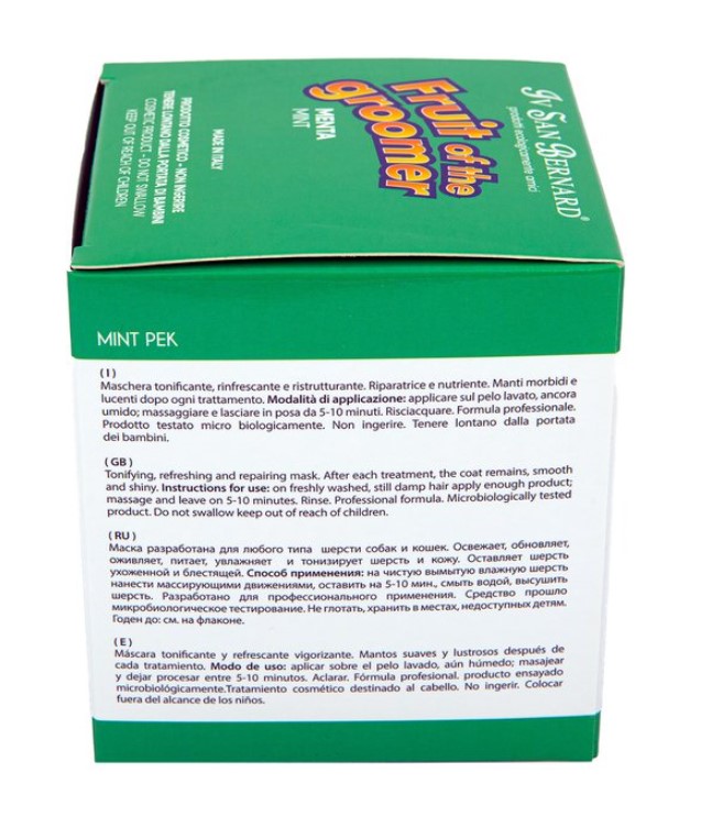 ISB Fruit of the Groomer Mint Восстанавливающая маска для любого типа шерсти с витамином В6
