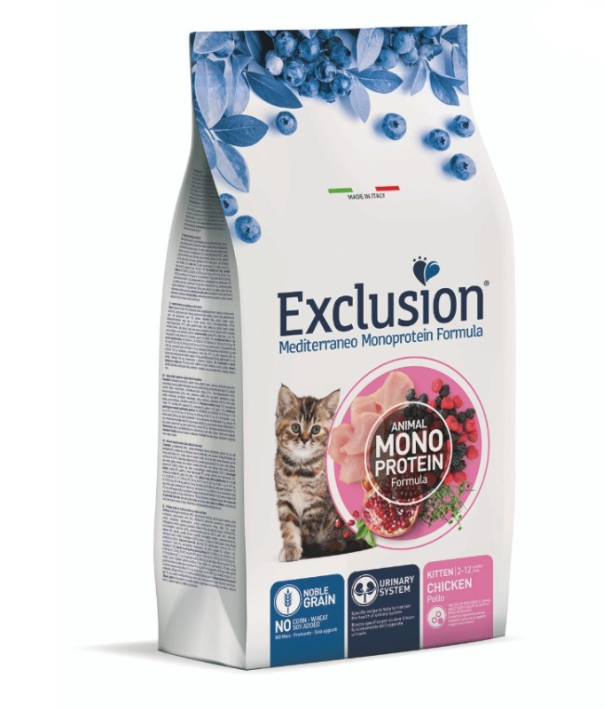 Сухой корм для котят EXCLUSION Monoprotein KITTEN CHICKEN (цыпленок)