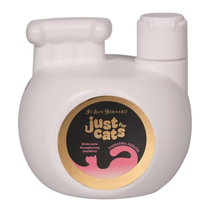 Восстанавливающий шампунь для любого типа шерсти для кошек ISB Just for cats Keratin для кошек