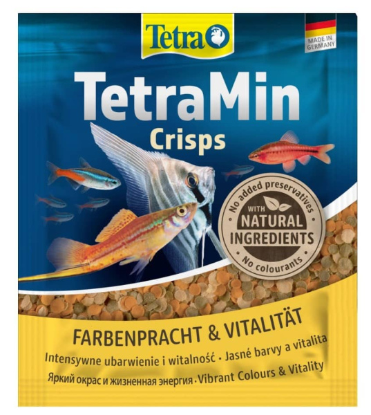 Чипсы для аквариумных декоративных рыб TetraMin Crisps