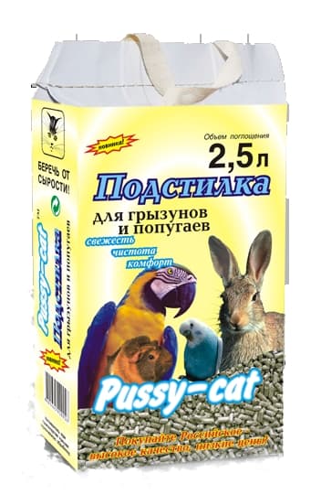 Цеолитовый наполнитель Pussi-cat 2.5 л