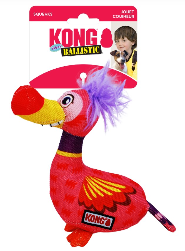 KONG Игрушка для собак Ballistic Vibez Birds