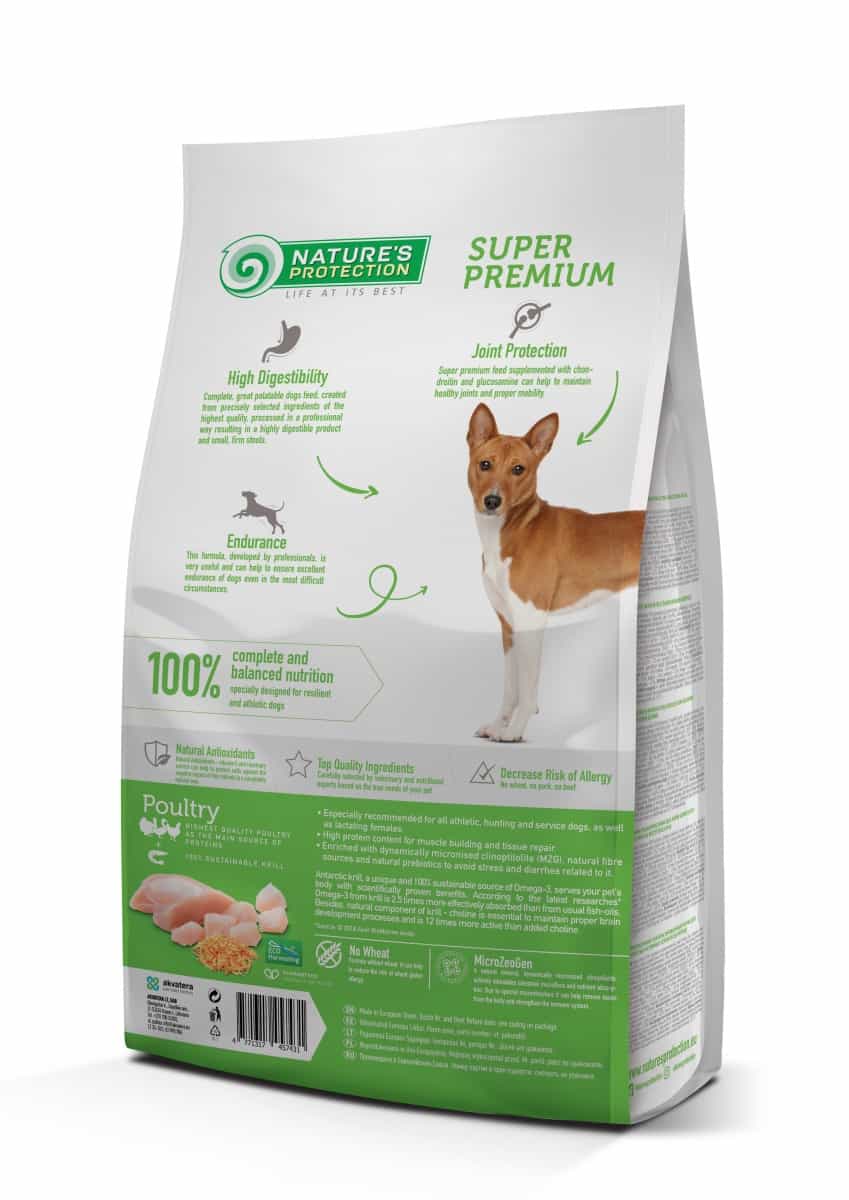 Каталог Сухой корм для собак Nature's Protection Adult ACTIVE SPORT для собак