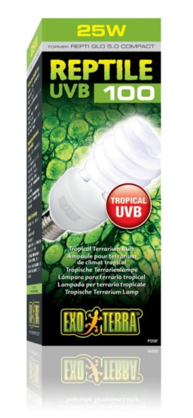 Лампа Reptile UVB100 former UVB5.0 Compact, 25 W / PT2187