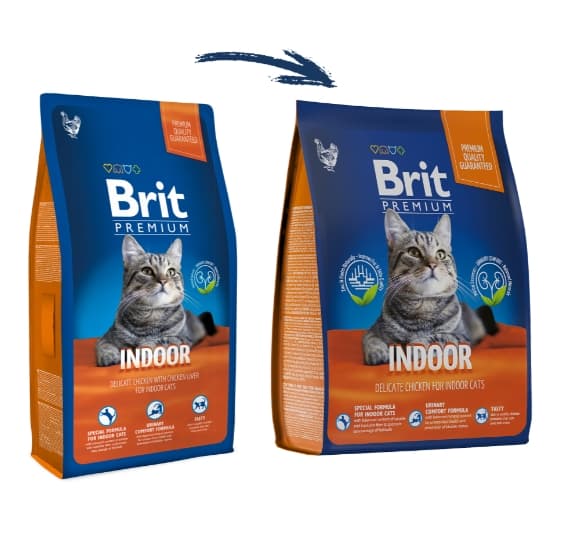 Сухой корм для кошек Brit Premium Cat Adult Indoor (курица)
