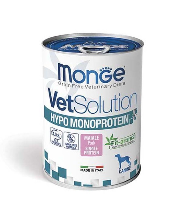 Консервы для собак Monge VetSolution Hypo Monoprotein Dog PORK (свинина)