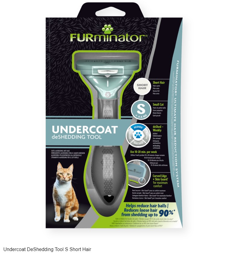 FURminator Cat Undercoat S Short Hair для кошек и котов