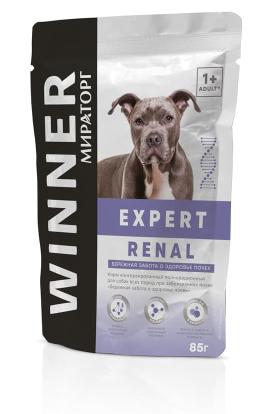Консервы для собак всех пород Winner Expert Renal при заболевания почек