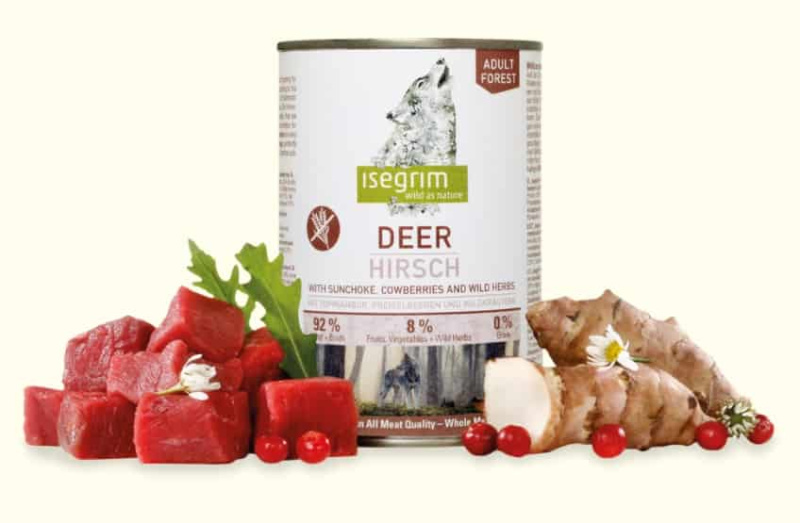 Консервы для собак Isegrim FOREST Deer (оленина, топинамбур, брусника)