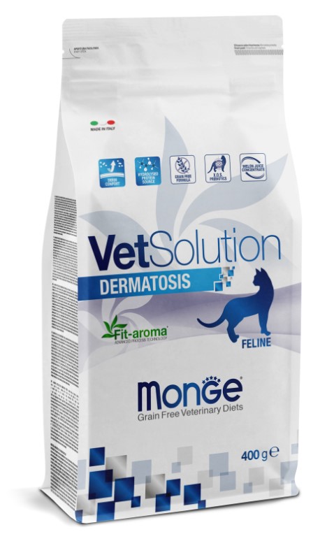 Лечебный рацион для кошек Monge VetSolution Dermatosis Cat
