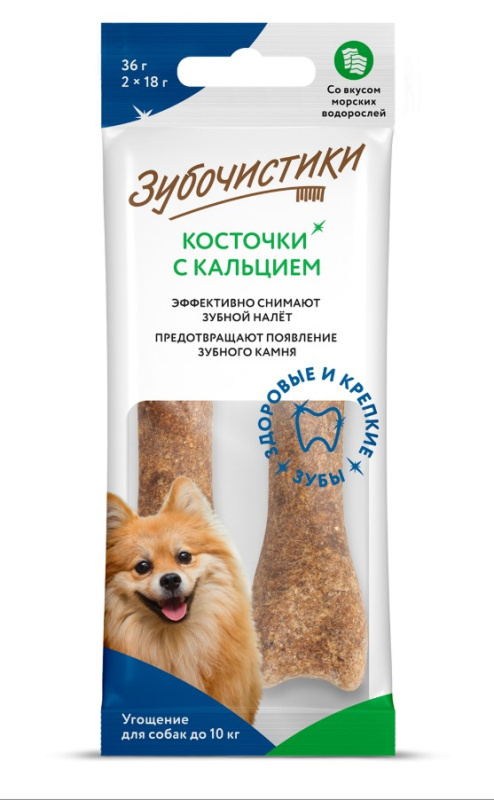 Лакомство для собак мелких пород Зубочистики Mini Adult Dog (морские водоросли)