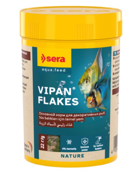 Корм хлопья для всех рыб SERA Vipan Nature 100 мл 22 г (32238)