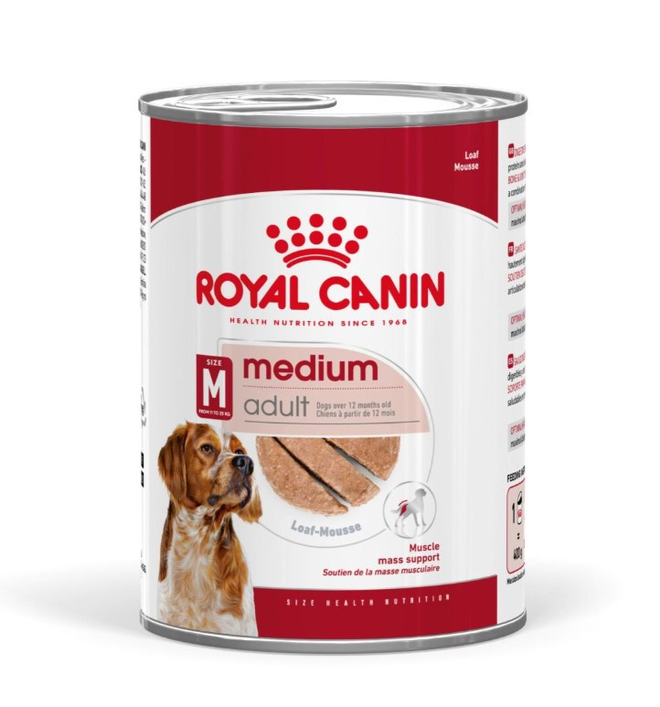Влажный корм для собак Royal Canin Medium Adult (в паштете)