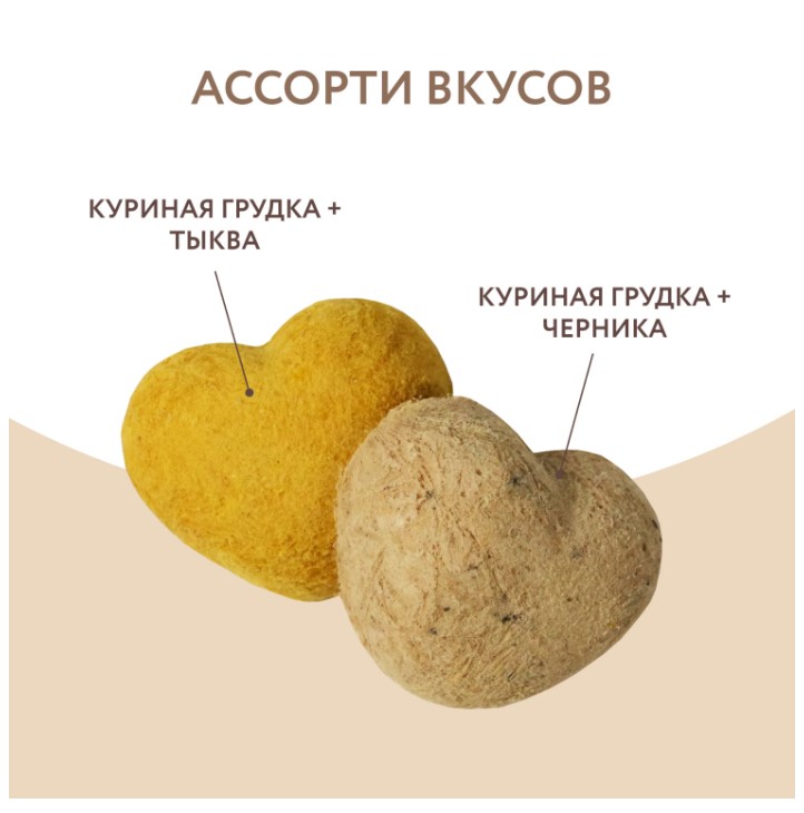 Лакомство Мнямс для собак и щенков с 4 месяцев "Фросты" из курицы