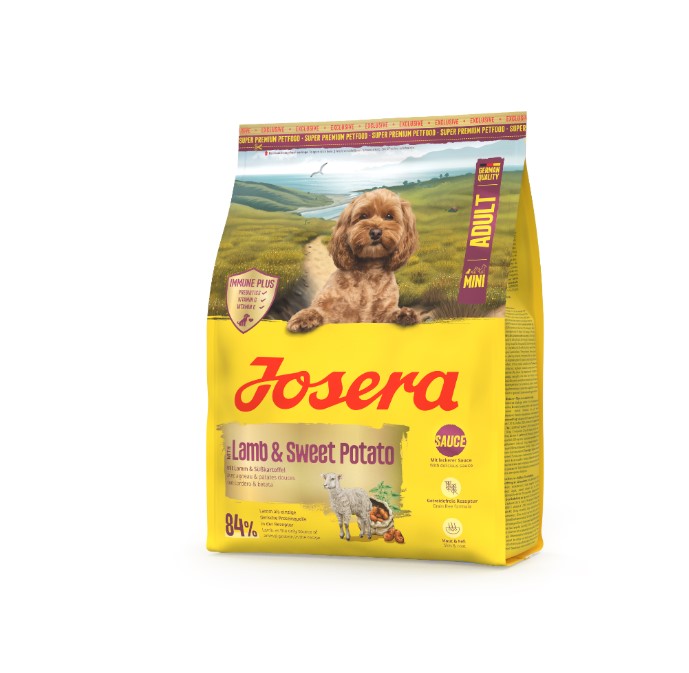 Каталог Сухой корм для собак Josera MINI Lamb&Sweet Potato ягненок, сладкий картофель для собак