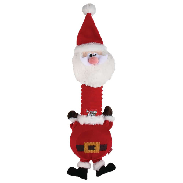 Игрушка для собак GiGwi X-mas Tales "Санта с пищалкой" 45 см (75470)