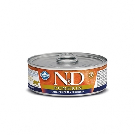 Питание для кошек Farmina N&D Cat Lamb, Pumpkin & Blueberry