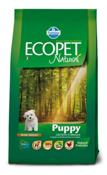 Сбалансированный корм для щенков Сухой корм для щенков мини пород Farmina Ecopet Natural Puppy Mini