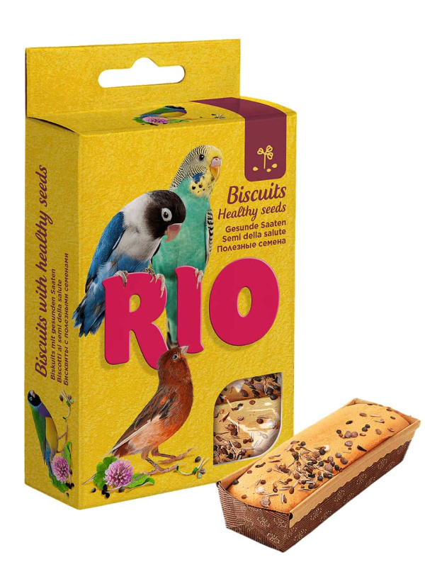 Бисквиты для всех видов птиц с полезными семенами "RIO"