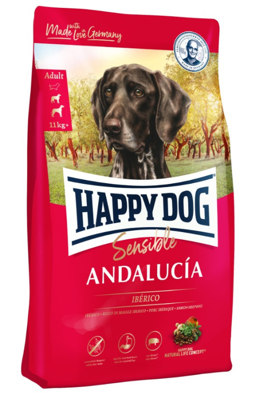 Каталог Сухой корм для собак HAPPY DOG Sensible Andalusia для собак
